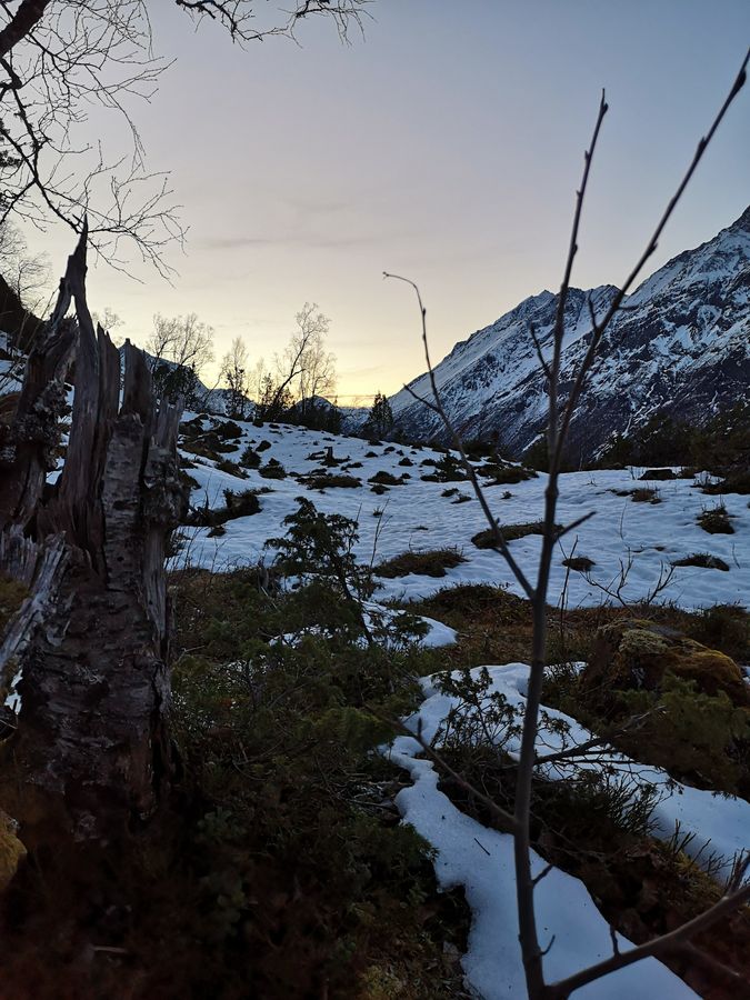 Seterbakken på vei til Smørbotn