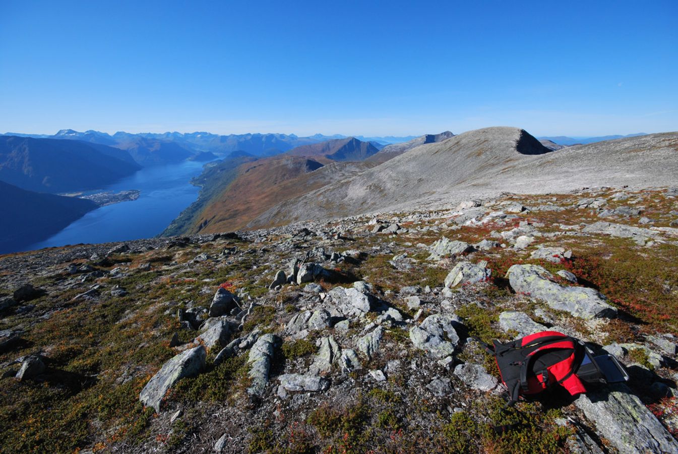 Utsikt fra Snortungen.