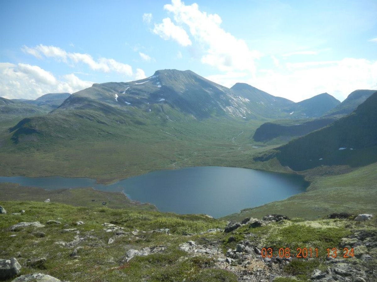 Utsikt mot Måsvatnet og Klauva