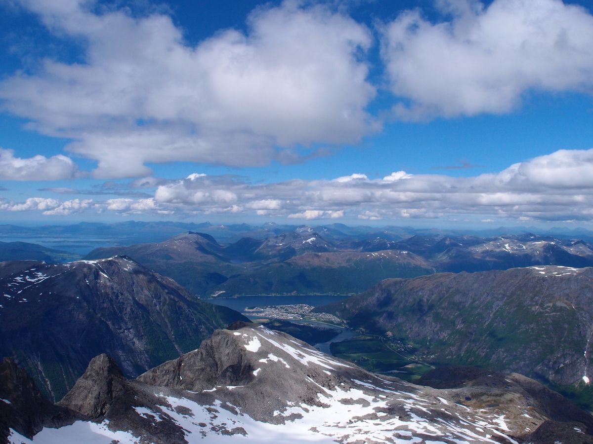 Utsikt over Alpebyen