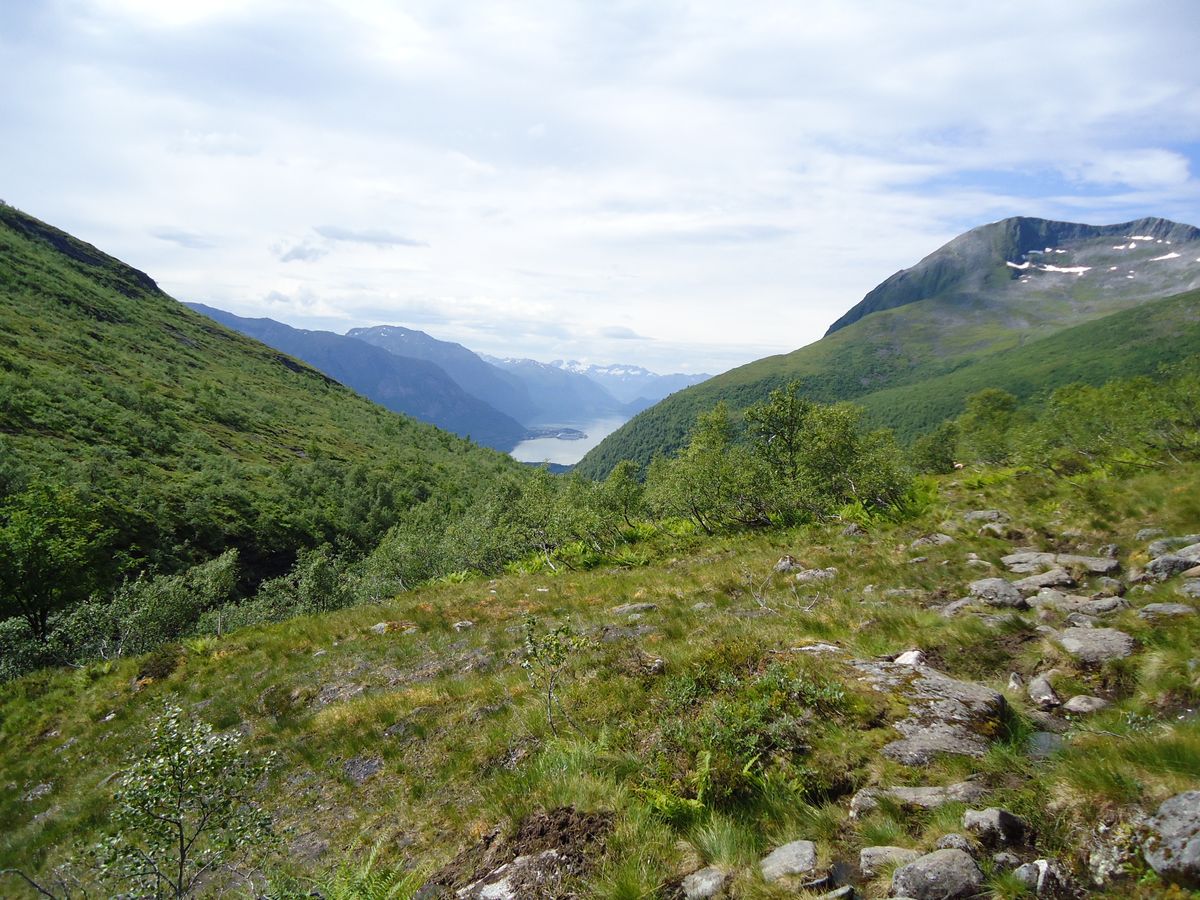 På tur til Stallen. Turistskip til kai på Åndalsnes