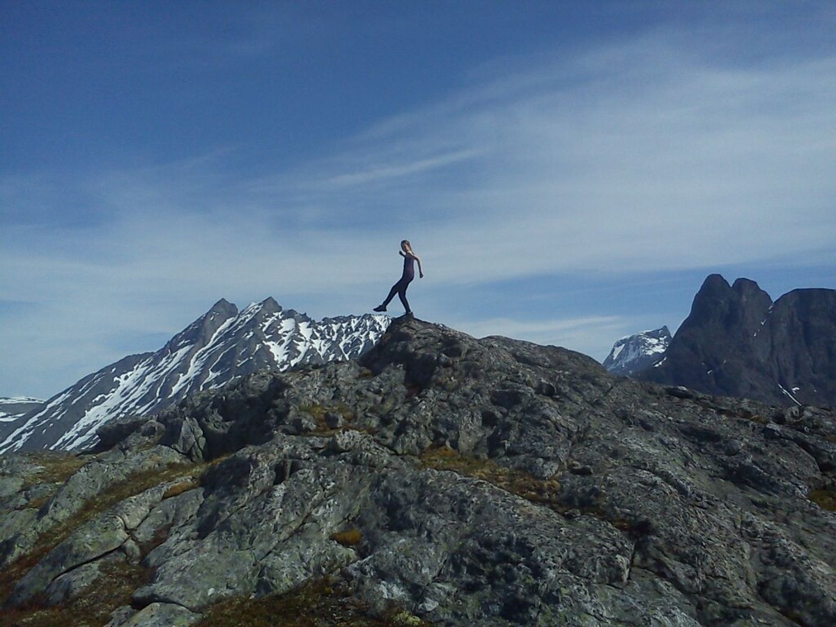 Malene på Norafjellet